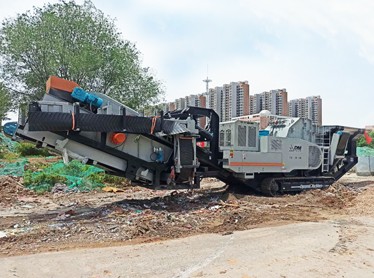 陜西西安時產(chǎn)150噸建筑垃圾資源再利用項目